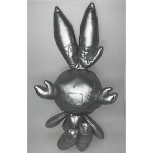 Pokemon Scorbunny‎ Plush Toy Unisex Small Silver Excellent Metallic Collectible